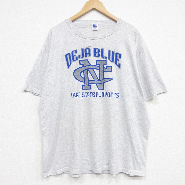 ラッセル 90s 半袖Tシャツ DEJA グレー XL | 古着