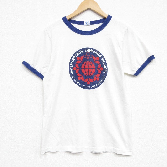 チャンピオン 80s 半袖Tシャツ インターナショナル ホワイト M | 古着