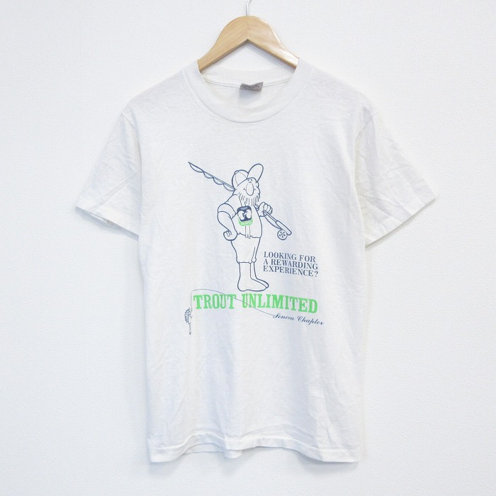 オニータ 90s 半袖Tシャツ 釣り ホワイト M | 古着