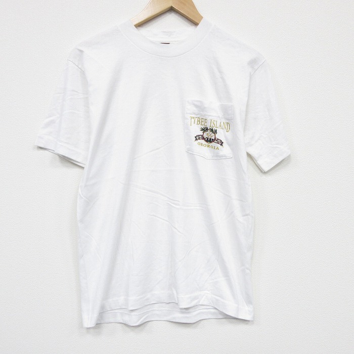 フルーツオブザルーム 90s 半袖Tシャツ ジョージア ホワイト メンズM相当 | 古着