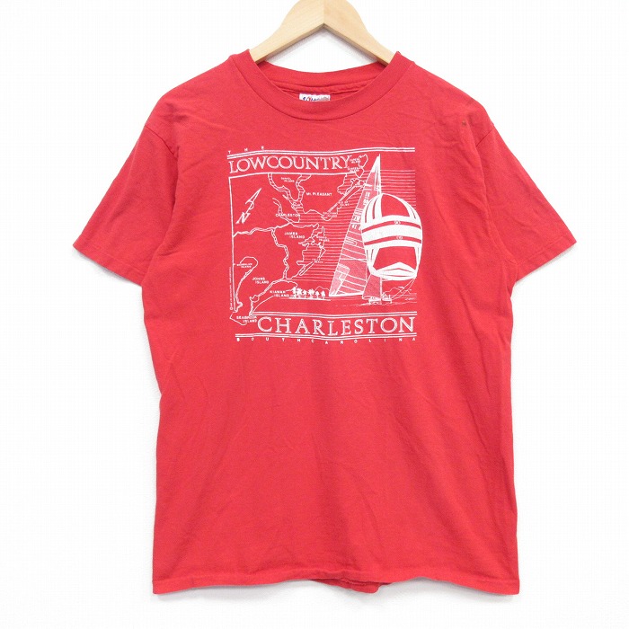 ヘインズ 90s 半袖Tシャツ サウスカロライナ レッド メンズL相当 | 古着