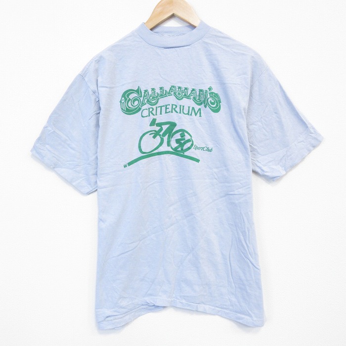 80s 半袖Tシャツ CRITERIUM グレー メンズXL相当 | 古着