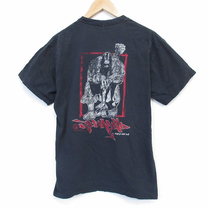 00s 半袖Tシャツ インディアン ブラック メンズM相当 | 古着