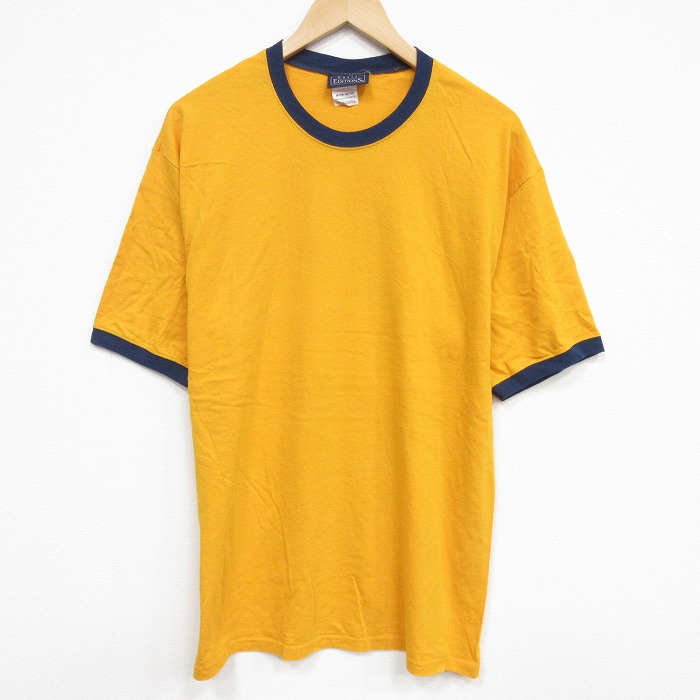 90s 半袖Tシャツ イエロー メンズL相当 | 古着