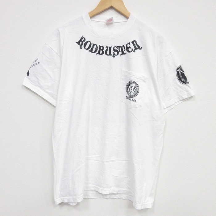 00s 半袖Tシャツ ホワイト メンズXL相当 | 古着