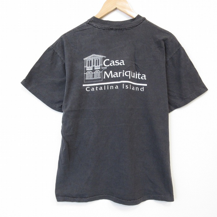 ヘインズ 90s 半袖Tシャツ Casa ブラック メンズL相当 | 古着