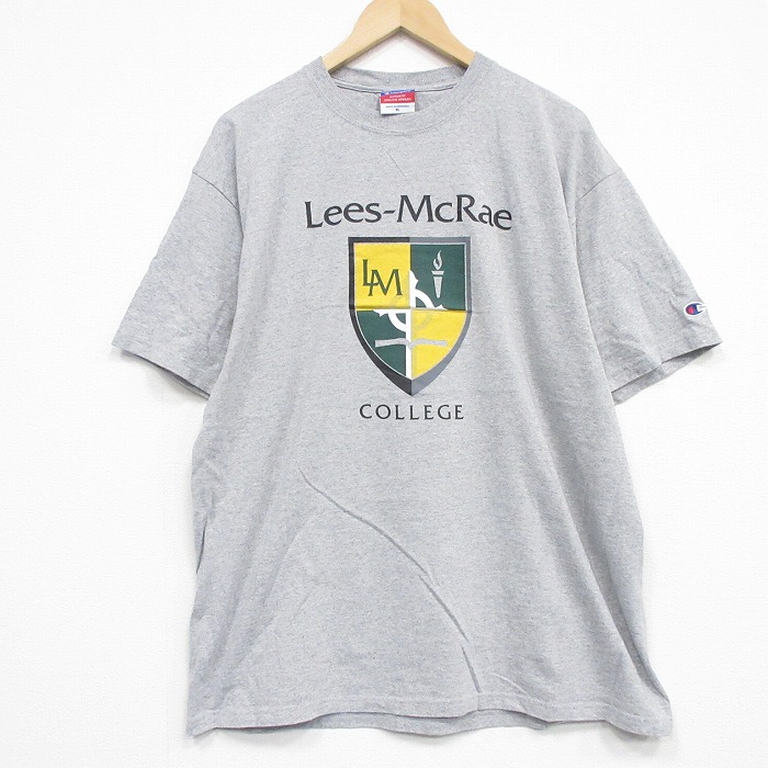 チャンピオン 00s 半袖Tシャツ カレッジ グレー メンズXL相当 | 古着
