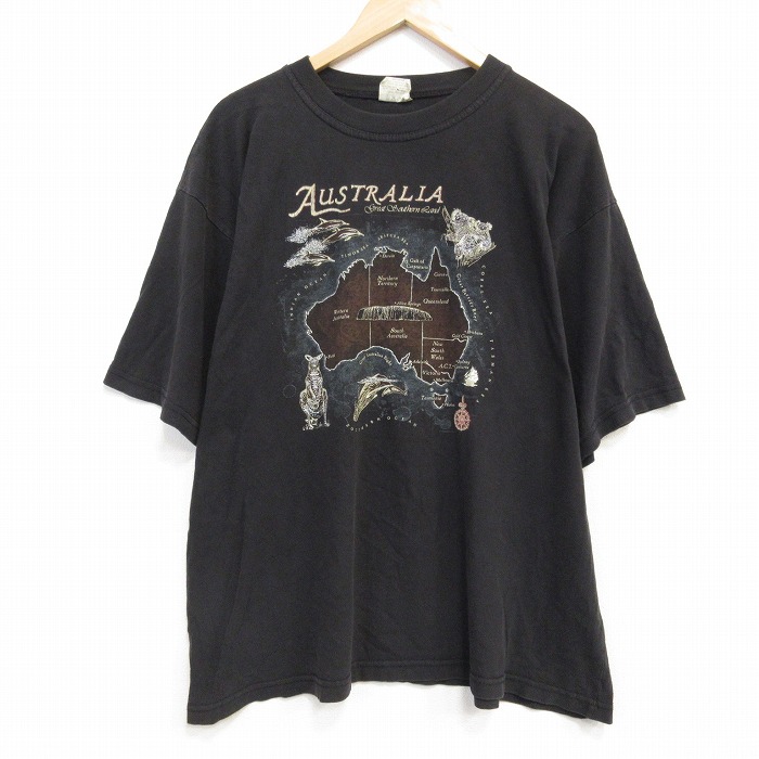 90s 半袖Tシャツ ブラック メンズXL相当 | 古着