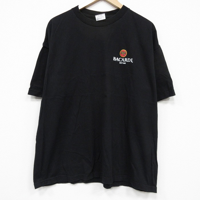 00s 半袖Tシャツ バカルディ ブラック XL | 古着