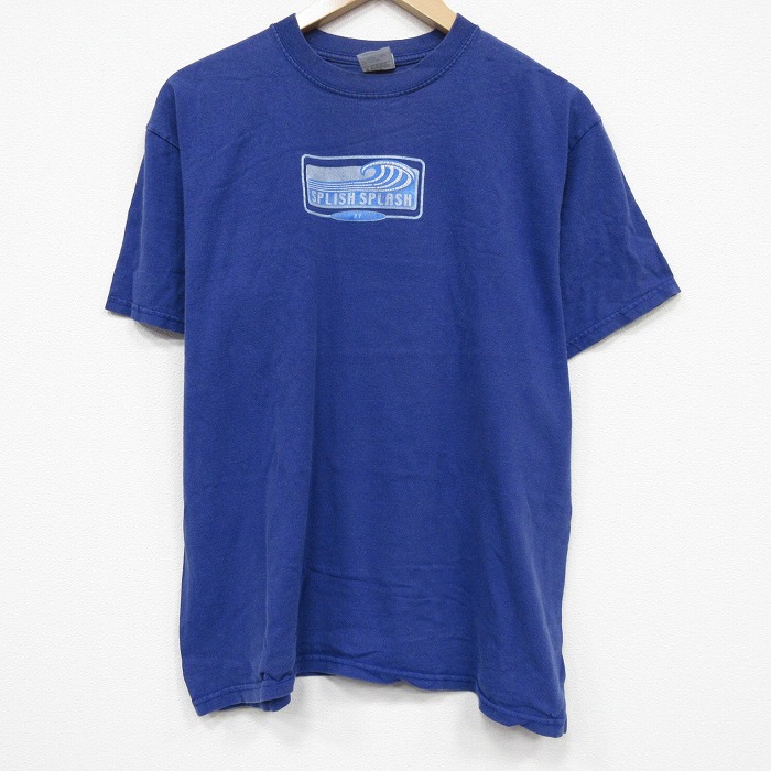 【20%OFF】00s 半袖Tシャツ SPLISH ブルー メンズL相当 | 古着