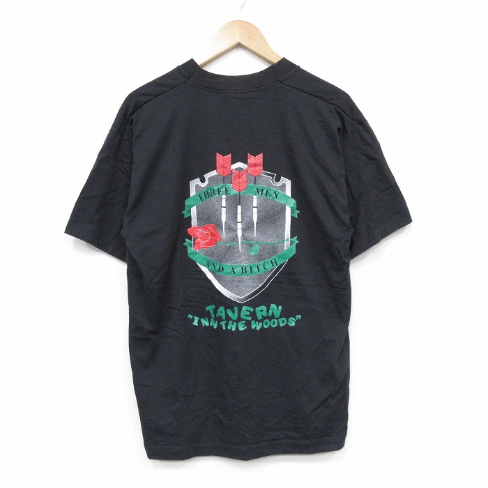フルーツオブザルーム 00s 半袖Tシャツ ダーツ ブラック メンズL相当 | 古着