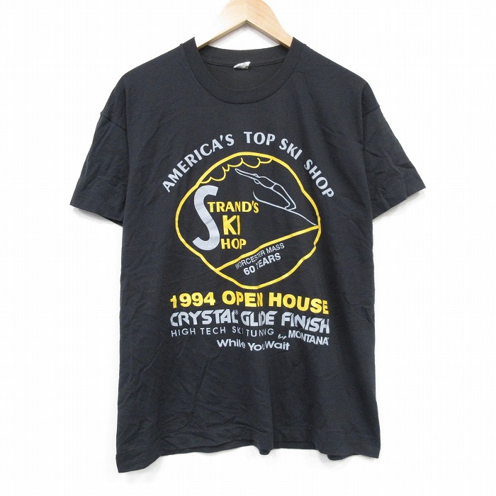 スクリーンスターズ 90s 半袖Tシャツ オープンハウス ブラック メンズL相当 | 古着