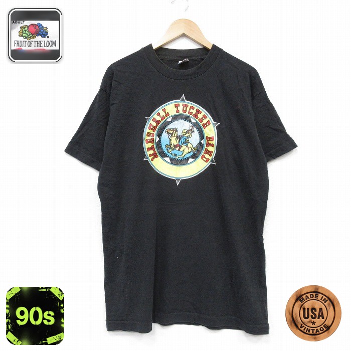 90s 半袖Tシャツ マーシャルタッカーバンド ブラック メンズXL相当 | 古着