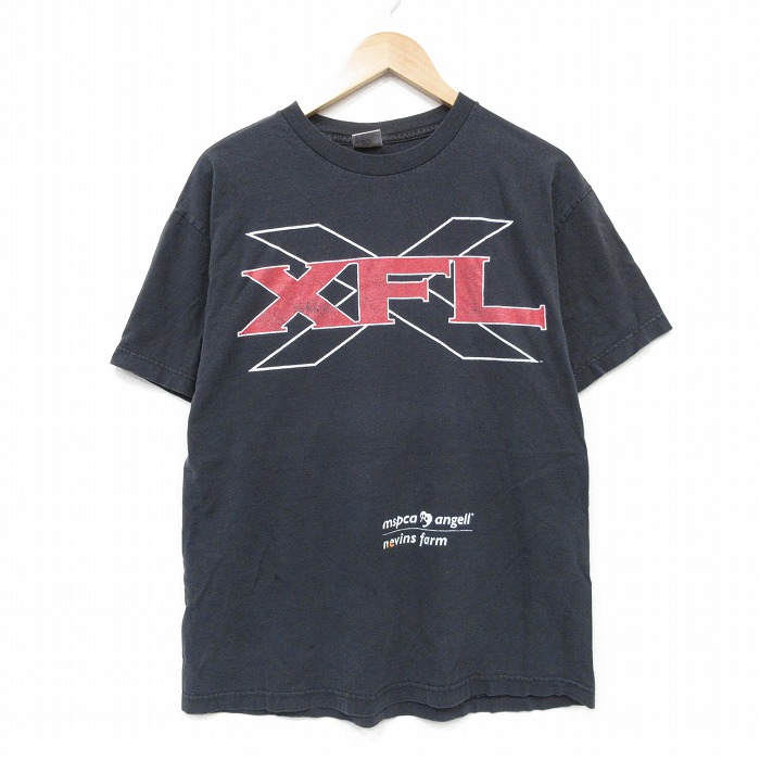 00s 半袖Tシャツ XFL ブラック L | 古着