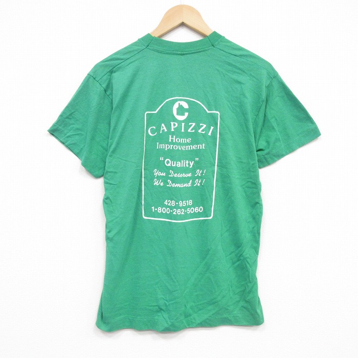 スクリーンスターズ 80s 半袖Tシャツ CAPIZZI グリーン メンズL相当 | 古着