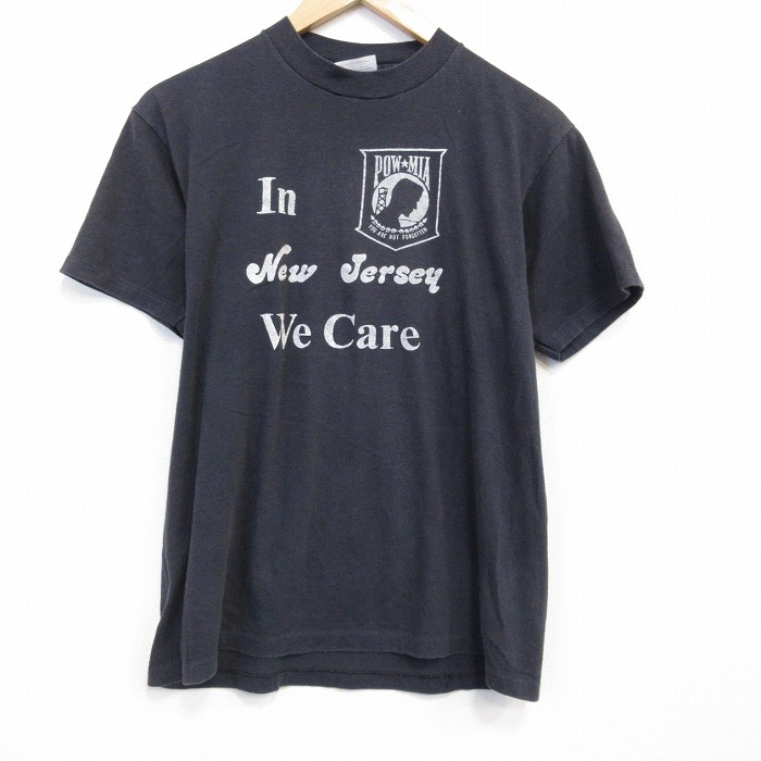 ヘインズ 半袖Tシャツ POW MIA ブラック M | 古着