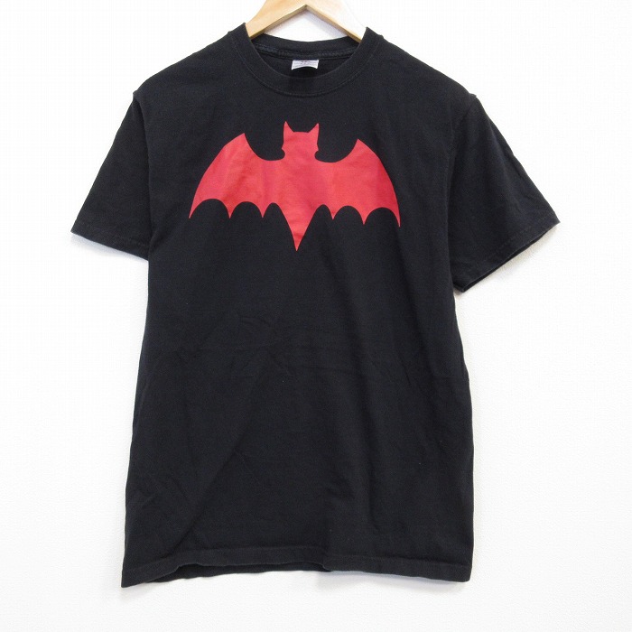 ジャージーズ 00s 半袖Tシャツ コウモリ ブラック メンズM相当 | 古着