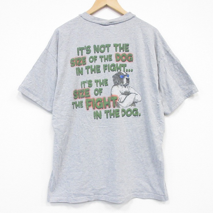 ビッグドッグス 00s 半袖Tシャツ メッセージ グレー XL | 古着