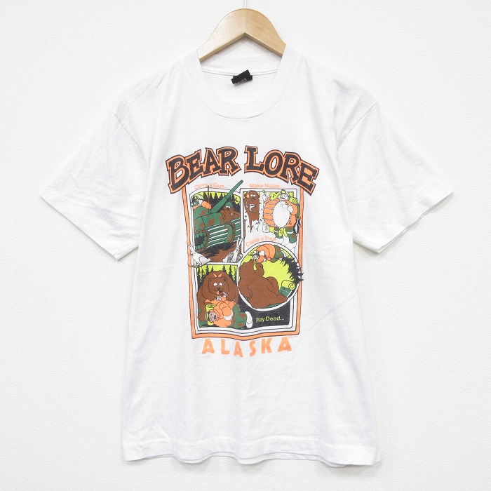 スクリーンスターズ 90s 半袖Tシャツ クマ ホワイト L | 古着