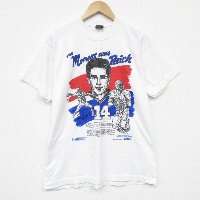 スクリーンスターズ 90s 半袖Tシャツ NFL バッファロービルズ ホワイト L | 古着