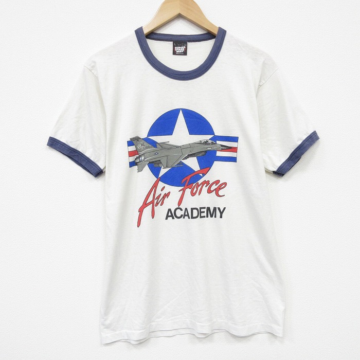 スクリーンスターズ 80s 半袖Tシャツ 戦闘機 ホワイト M | 古着