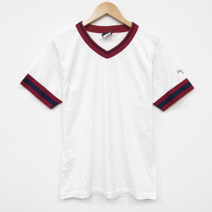 スポルティング 90s 半袖Tシャツ ワンポイントロゴ ホワイト M | 古着