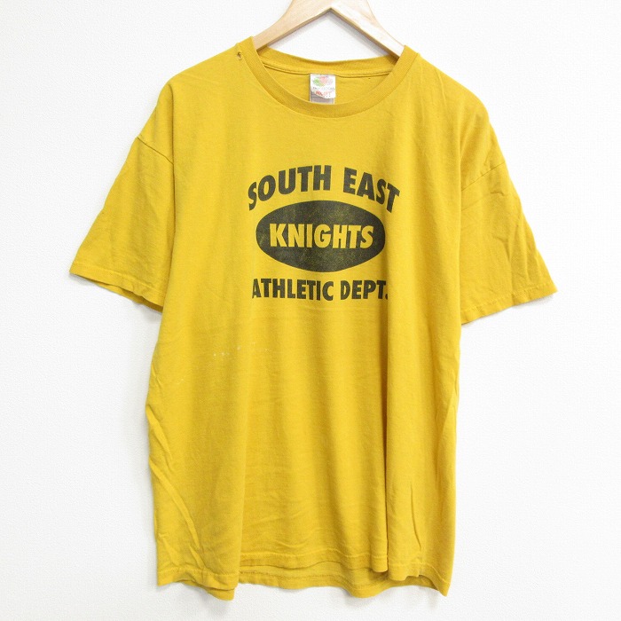 フルーツオブザルーム 00s 半袖Tシャツ サウスイースト イエロー メンズXL相当 | 古着