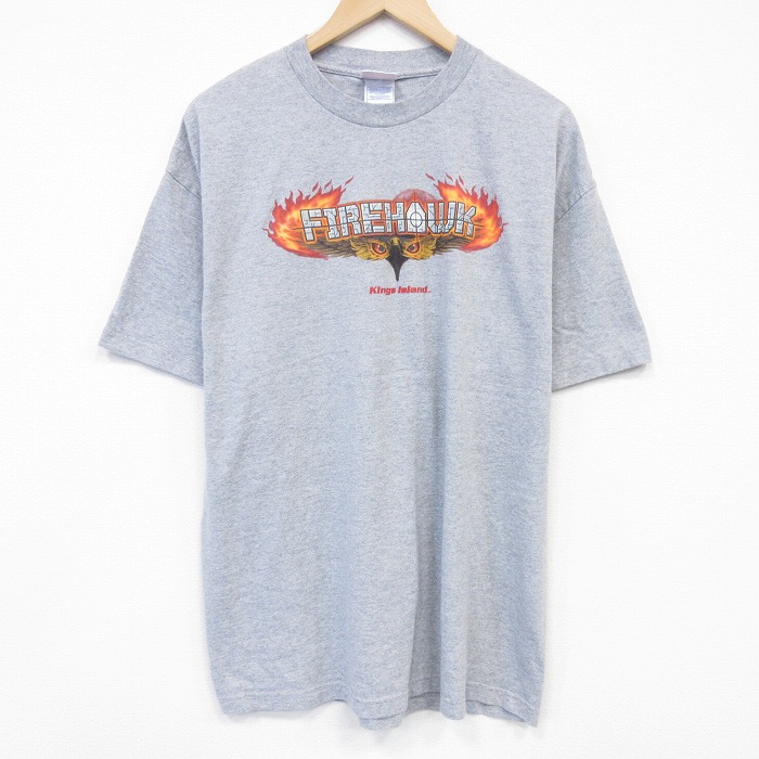 【20%OFF】00s 半袖Tシャツ 鳥 グレー メンズXL相当 | 古着