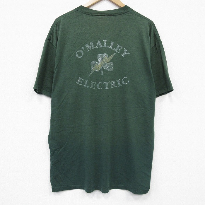 ジャージーズ 90s 半袖Tシャツ クローバー グリーン XL | 古着