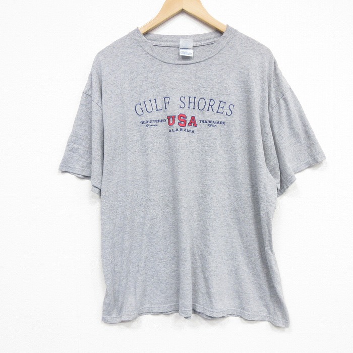 【20%OFF】00s 半袖Tシャツ アラバマ刺繍 グレー メンズXL相当 | 古着