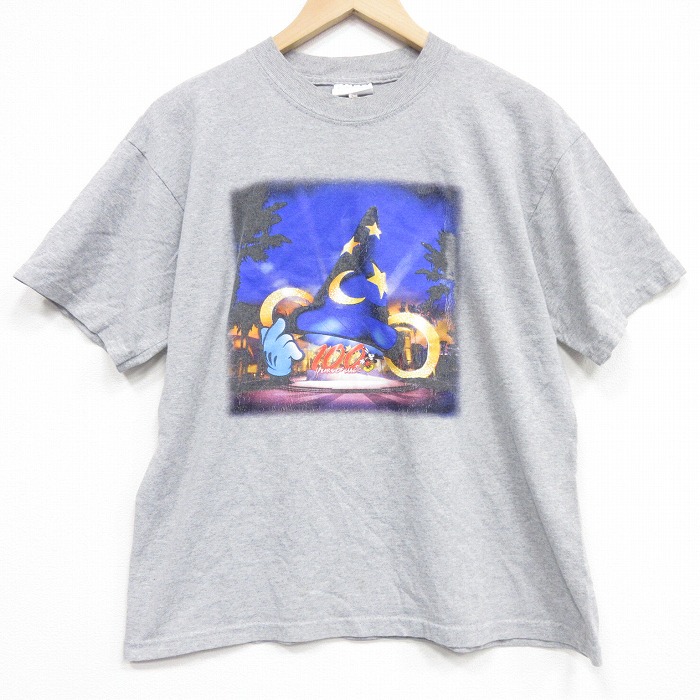 00s 半袖Tシャツ ディズニーファンタジア グレー L | 古着
