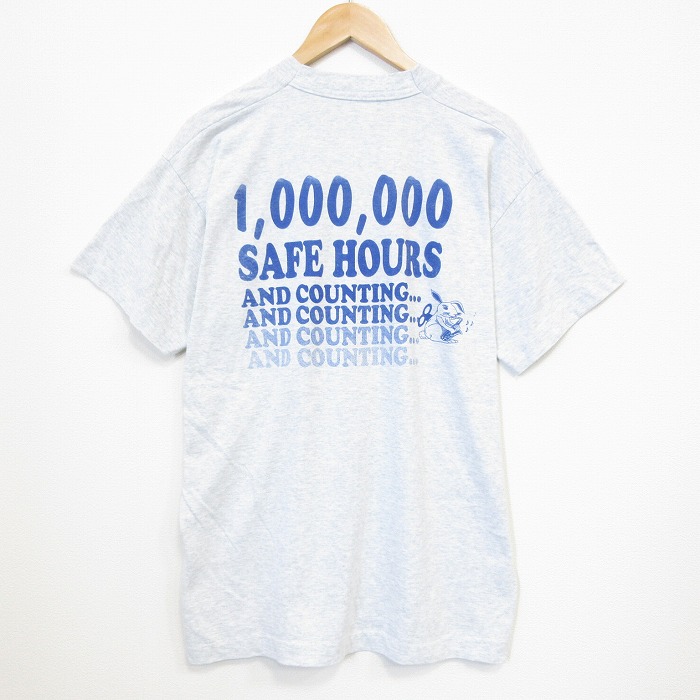 90s 半袖Tシャツ SAFE グレー XL | 古着
