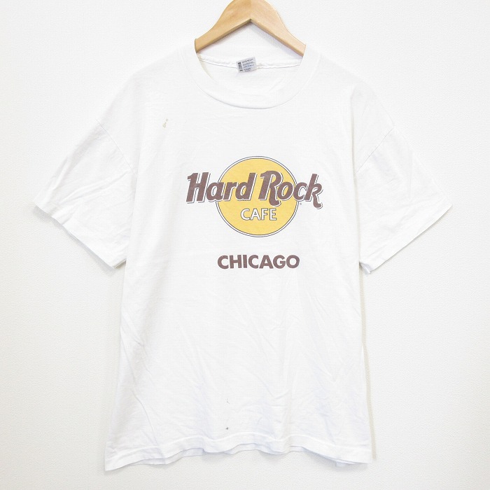 ハードロックカフェ 90s 半袖Tシャツ ホワイト メンズXL相当 | 古着