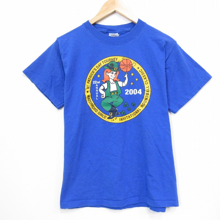 00s 半袖Tシャツ バスケットボール ブルー M | 古着