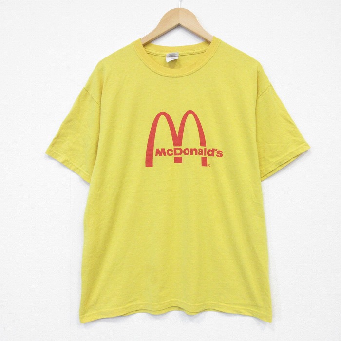 00s 半袖Tシャツ マクドナルド イエロー メンズL相当 | 古着