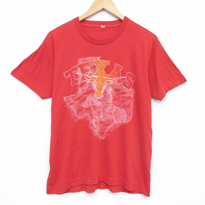 80s 半袖Tシャツ テキサス レッド L | 古着