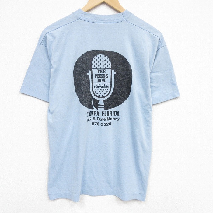 フルーツオブザルーム 90s 半袖Tシャツ マイク ライトブルー L | 古着