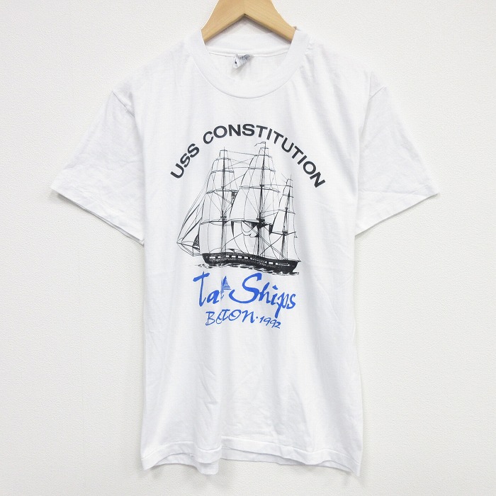 ヘインズ 90s 半袖Tシャツ 船 ホワイト M | 古着