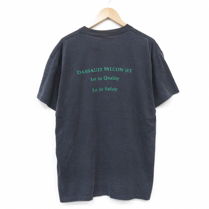 オニータ 90s 半袖Tシャツ FALCON ブラック XL | 古着