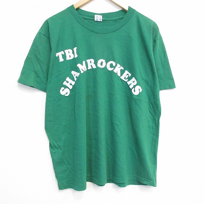 チャンピオン 80s 半袖Tシャツ TBI グリーン XL | 古着