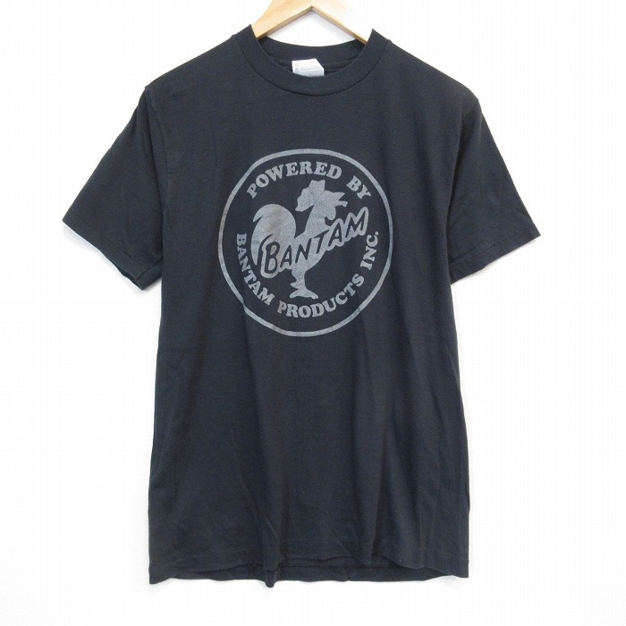 ヘインズ 80s 半袖Tシャツ ニワトリ ブラック M | 古着