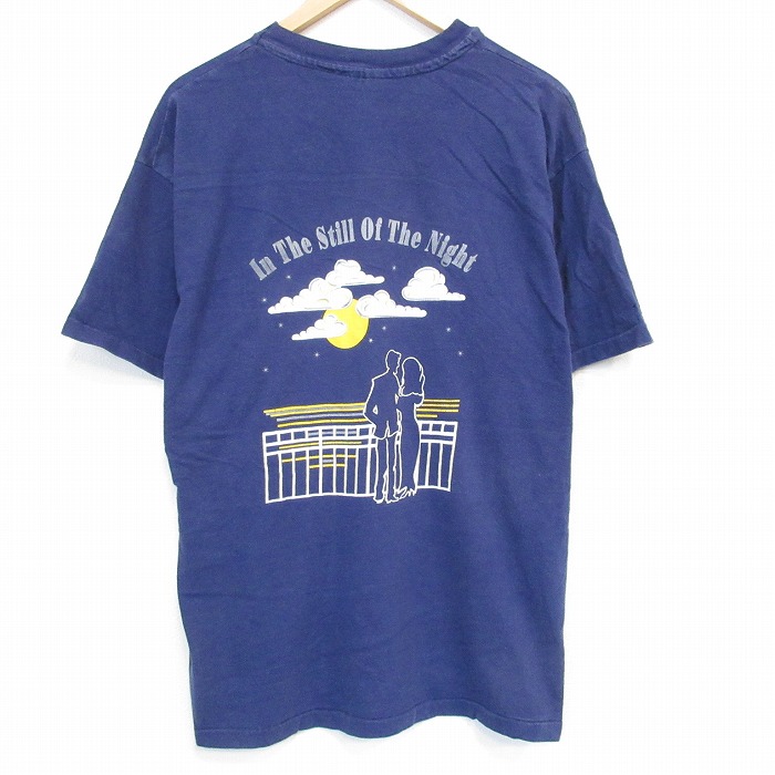 ヘインズ 90s 半袖Tシャツ 胸ポケット付き ネイビー M | 古着