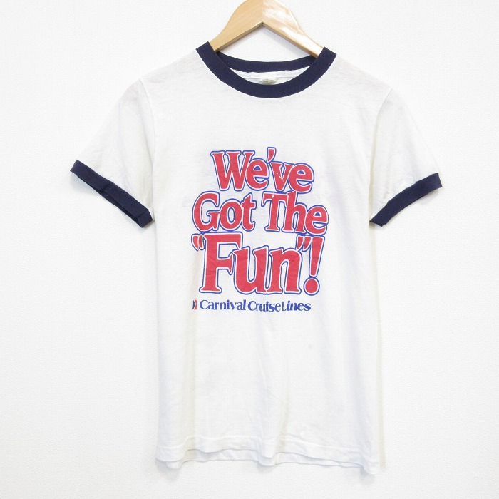 80s 半袖Tシャツ Fun ホワイト S | 古着