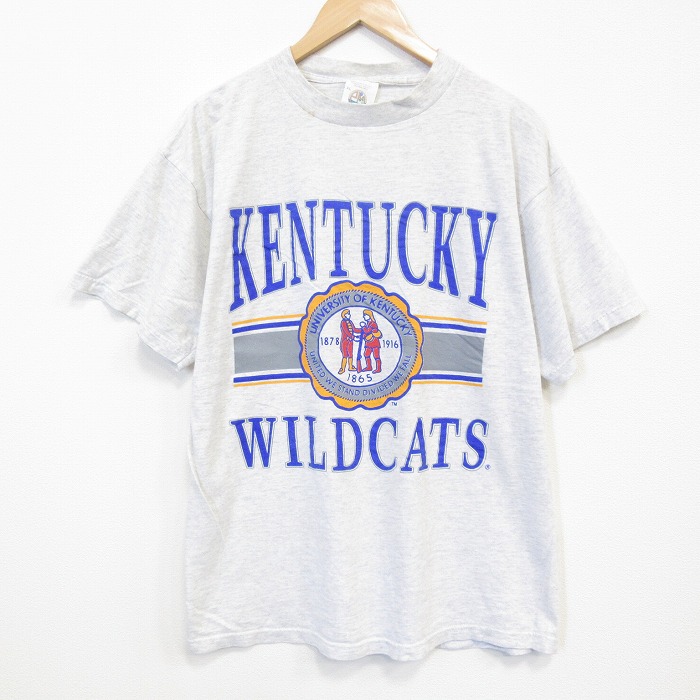 00s 半袖Tシャツ ケンタッキーワイルドキャッツ グレー XL | 古着