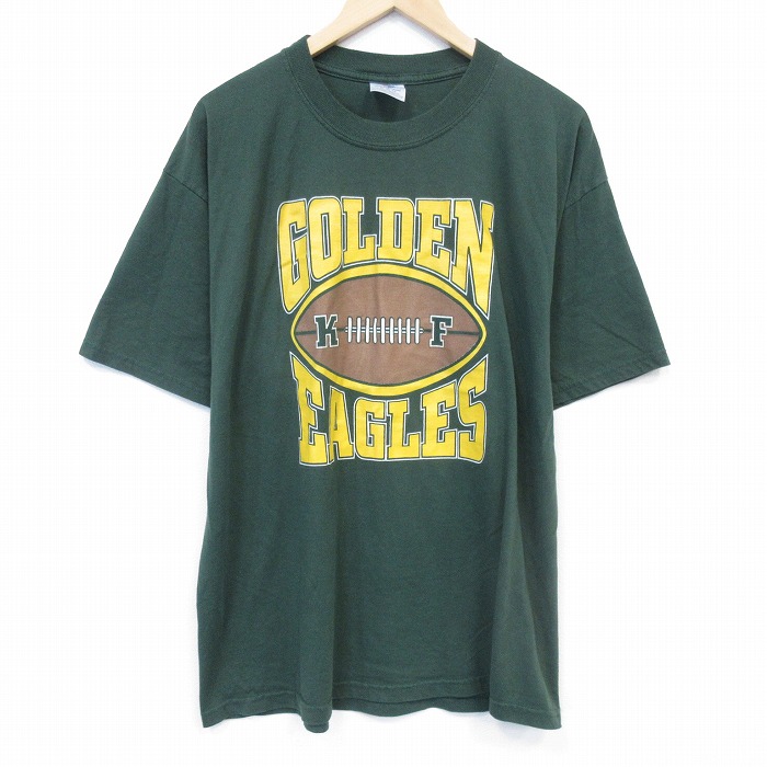 【20%OFF】ゴールデンイーグルス 00s 半袖Tシャツ グリーン メンズXL相当 | 古着