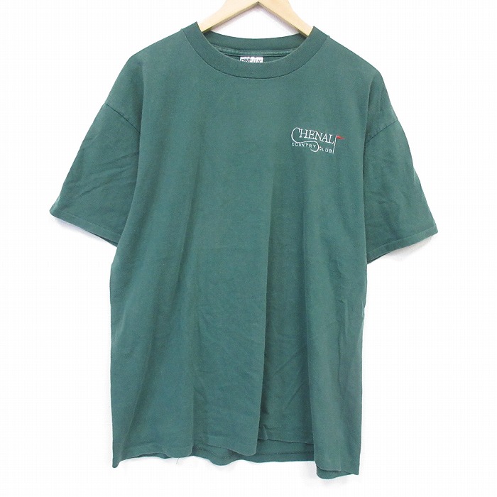 オニータ 90s 半袖Tシャツ CHENAL グリーン XL | 古着