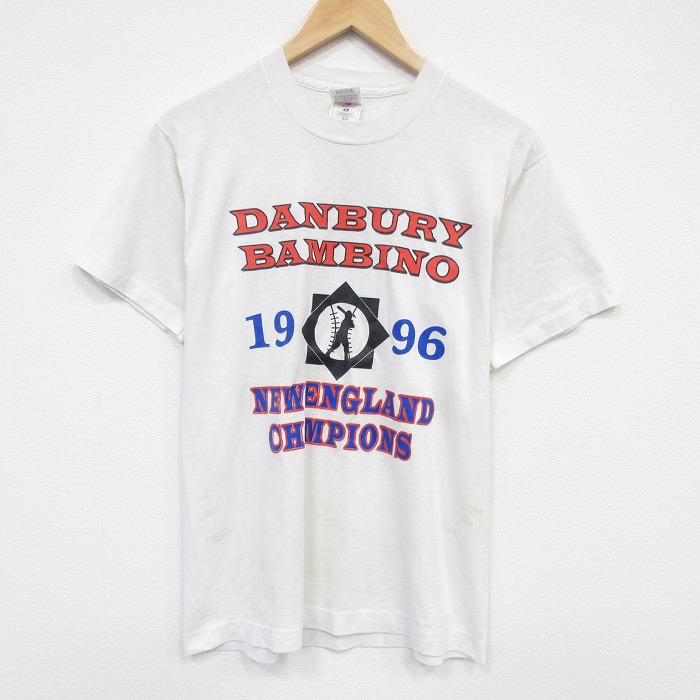 フルーツオブザルーム 90s 半袖Tシャツ ニューイングランド ホワイト M | 古着