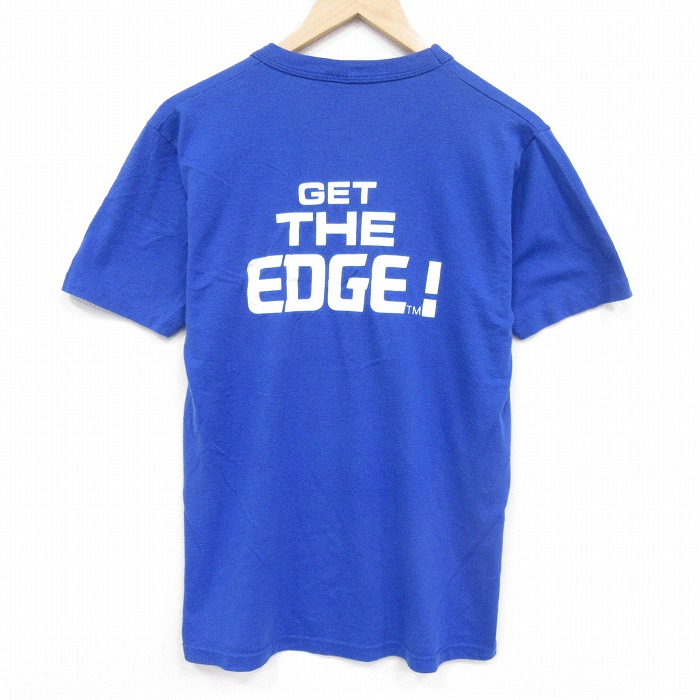 ラッセル 80s 半袖Tシャツ EDGE ブルー M | 古着