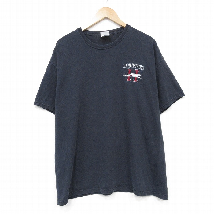 ヘインズ 00s 半袖Tシャツ H ブラック XL | 古着