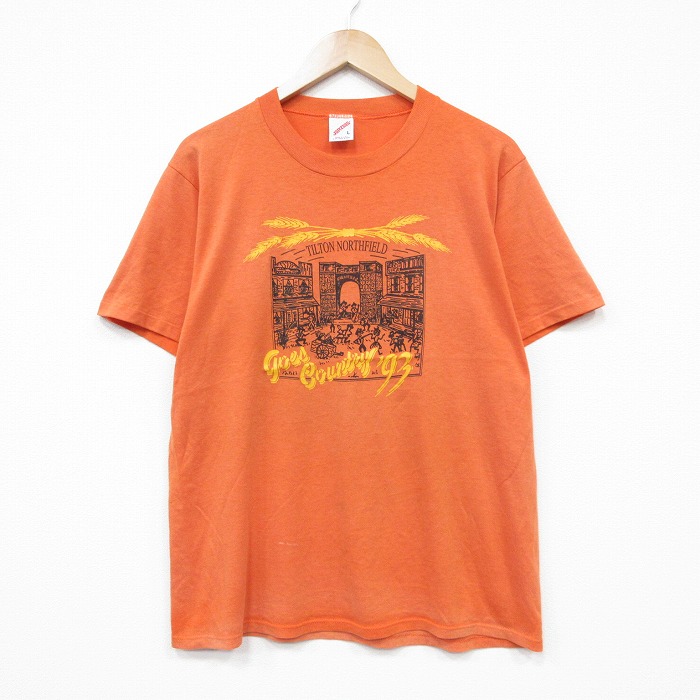 【20%OFF】00s 半袖Tシャツ Goes オレンジ メンズL相当 | 古着